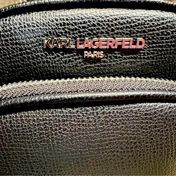 Karl Lagerfeld Paris NWT Black Maybelle Sling Crossbody Bag (P036) - Picture 8 of 12